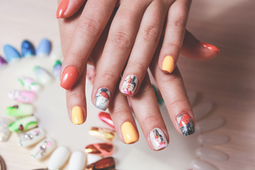July manicure, DN Nails